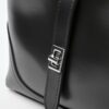 Elegant Black Faux Leather Handbag
