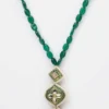 Elegant Emerald Bead Necklace