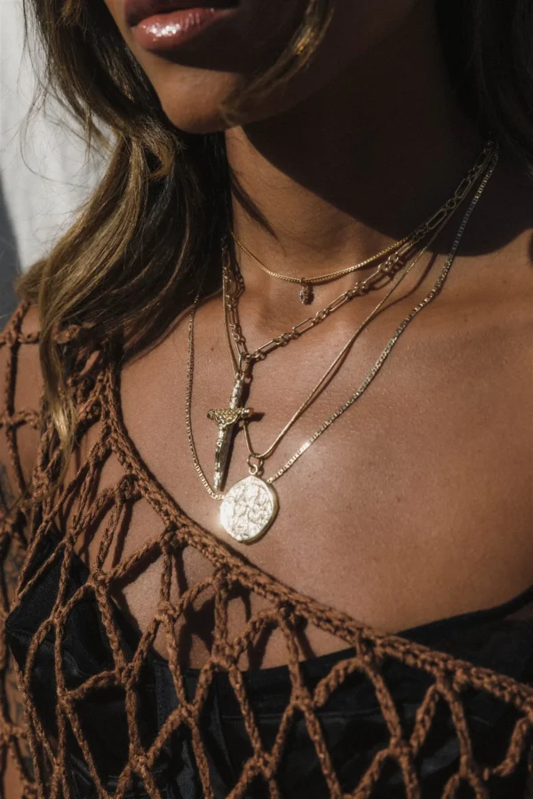 Elegant Coin Pendant Necklace