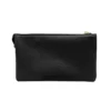 Elegant Black Faux Leather Clutch