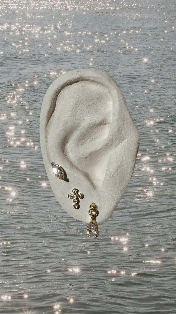 Elegant Crystal Stud Earrings