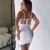 Elegant White Bodycon Dress