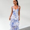 Elegant Summer Floral Maxi Dress