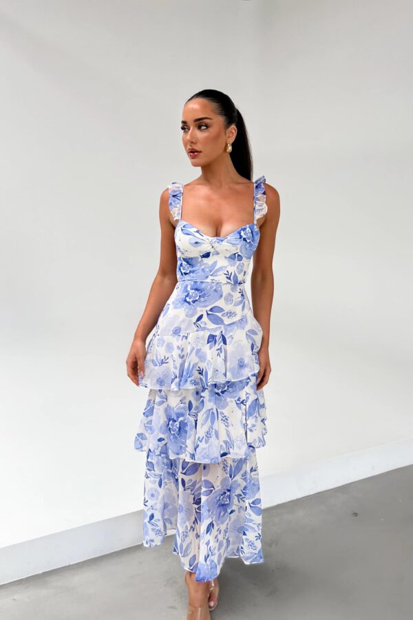 Elegant Summer Floral Maxi Dress