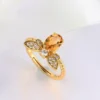 Elegant Honey Bee Ring