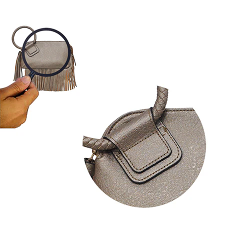 Stylish Faux Leather Fringe Handbag