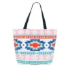 Vibrant Tribal Print Tote Bag