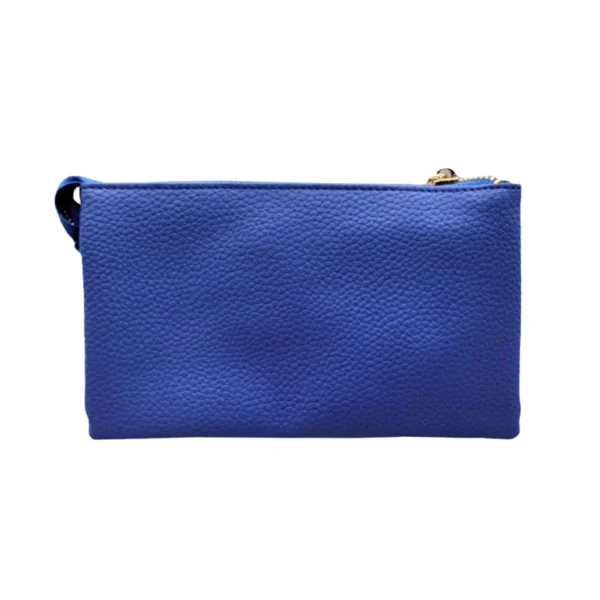 Elegant Black Faux Leather Clutch