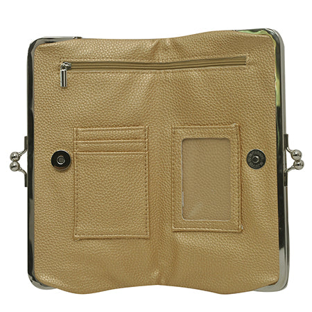 Elegant Clutch Purse With Chain Strap