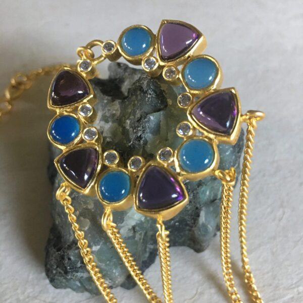 Elegant Multi-Strand Statement Necklace