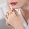 Elegant Honey Bee Ring