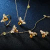 Elegant Honey Bee Ring