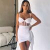 Elegant White Bodycon Dress