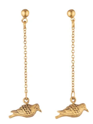 Charming Bird Chain Earrings