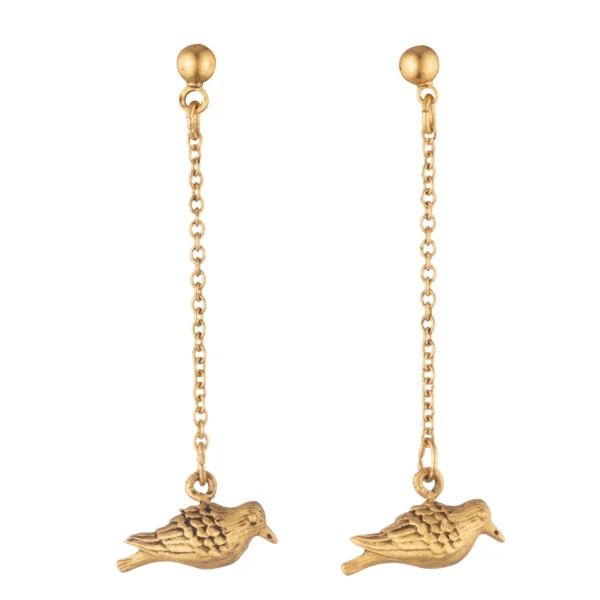 Charming Bird Chain Earrings