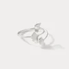 Elegant Leaf-Inspired Adjustable Ring