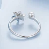 Exquisite Floral Pearl Ring