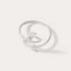 Elegant Leaf-Inspired Adjustable Ring