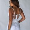 Elegant White Bodycon Dress