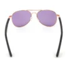 Stylish Purple Lens Aviator Sunglasses