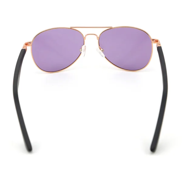 Stylish Purple Lens Aviator Sunglasses