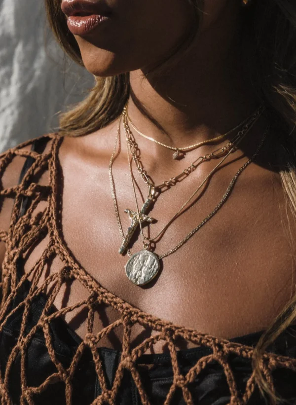 Elegant Coin Pendant Necklace