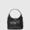 Elegant Black Faux Leather Handbag